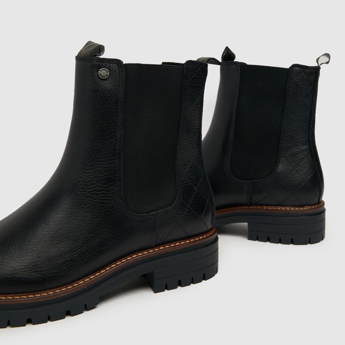 Barbour – Evie – Svarta chelsea-stövlar