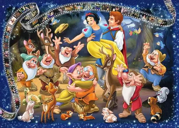 Puzzle 1000 Teile - Snow White and the Seven Dwarfs
