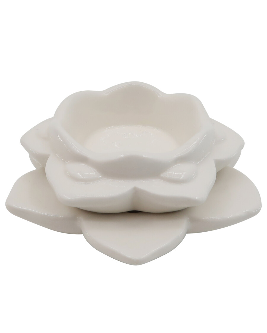 Teelichthalter Seerose