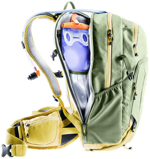 deuter Attack 20 | Fahrradrucksack mit modernem Protektor