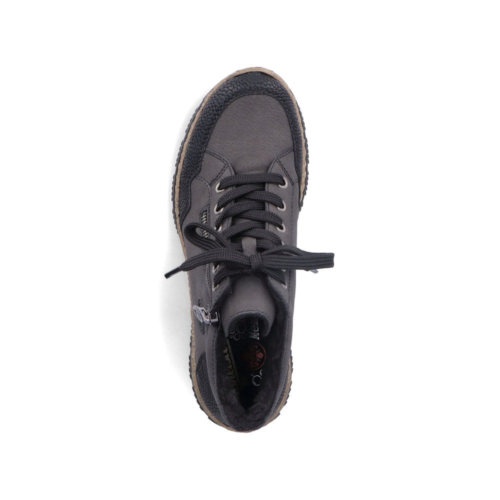 Rieker Damen Schnürschuhe anthrazit