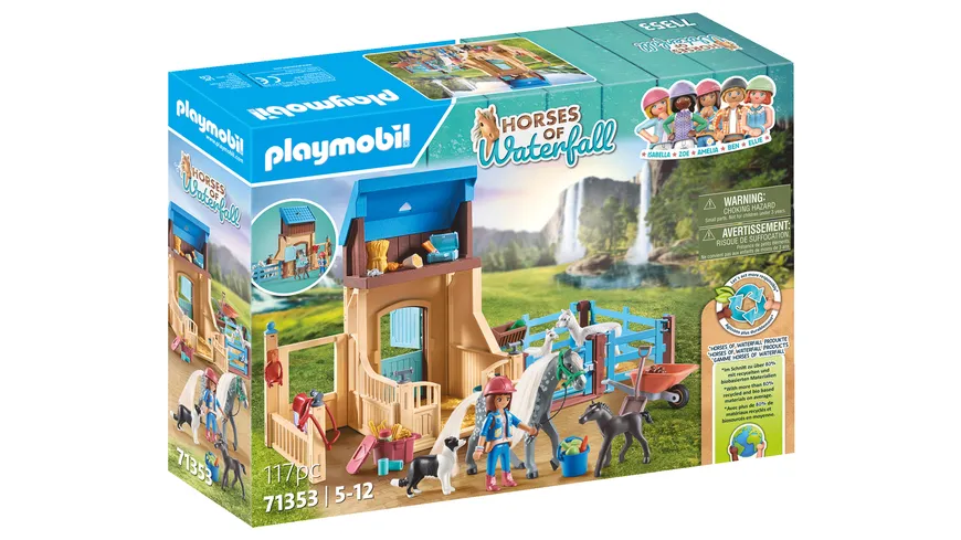 PLAYMOBIL 71353 - Horses of Waterfall - Amelia & Whisper mit Pferdebox