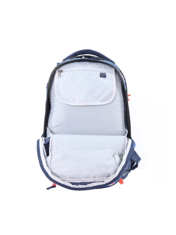 2Be Schulrucksack in blau-mehrfarbig günstig kaufen onesize