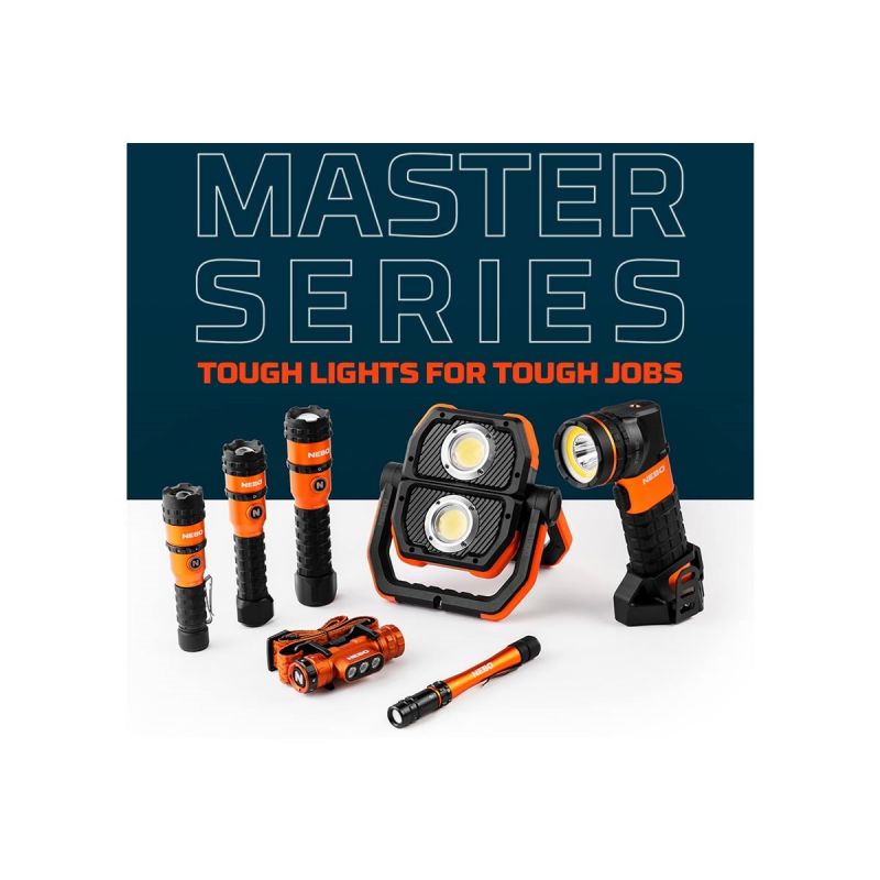 NEBO Master Series FL1500 Wiederaufladbare Lumen 1500 LEDs FLT-1017-G