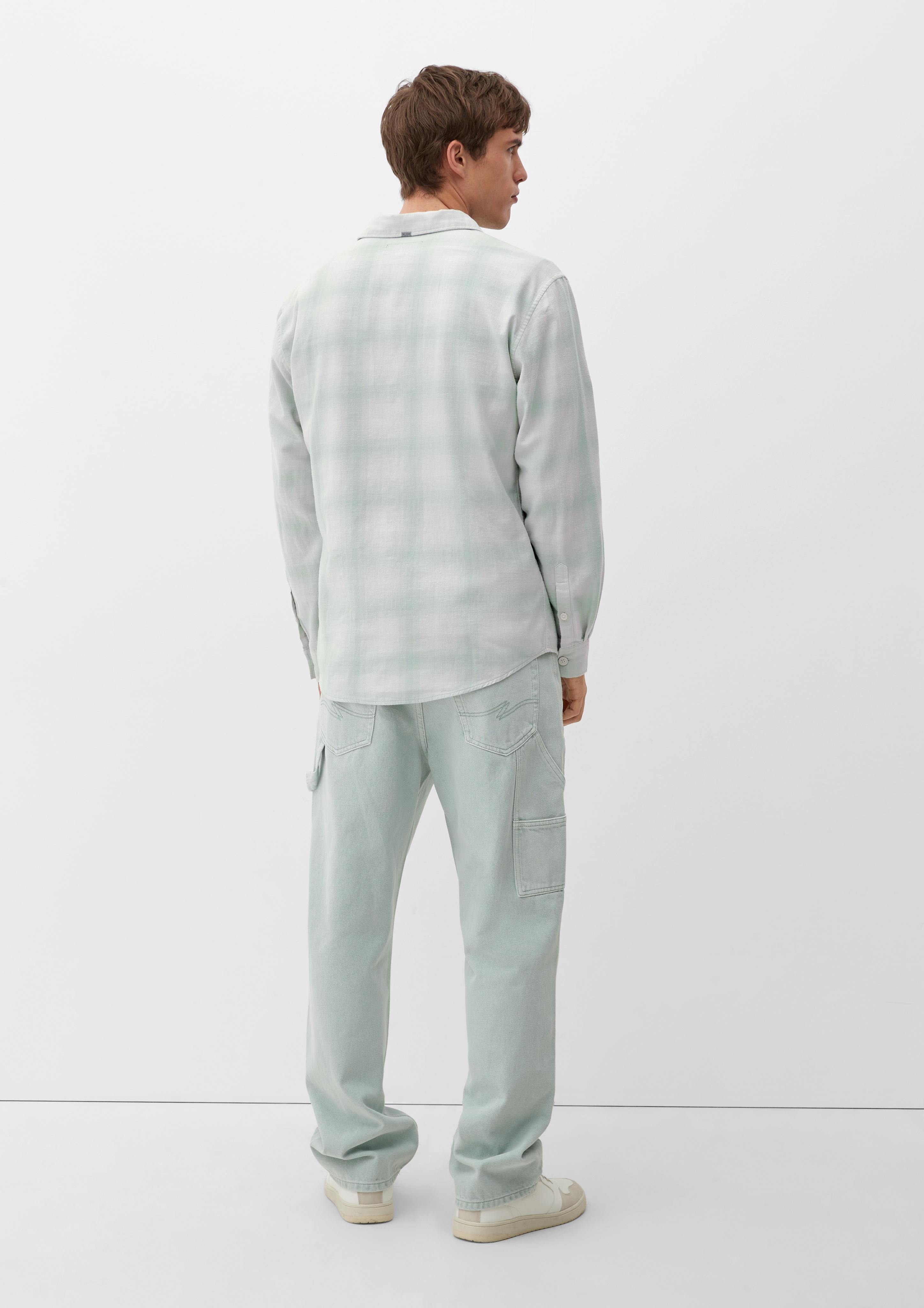QS x JAMULE Flanellhemd mit Karomuster  2127144-61N0