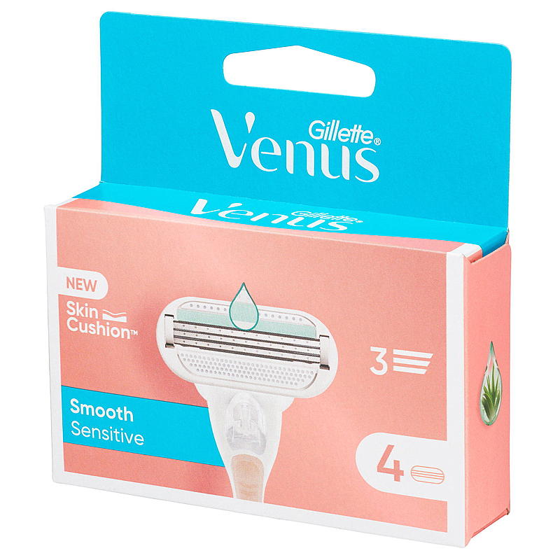 Gillette Gillette blader 4-pk Venus smooth sensitive