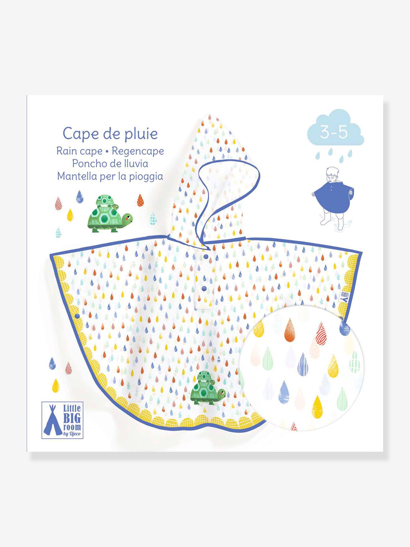 Cape de pluie 3/5 ans DJECO rose