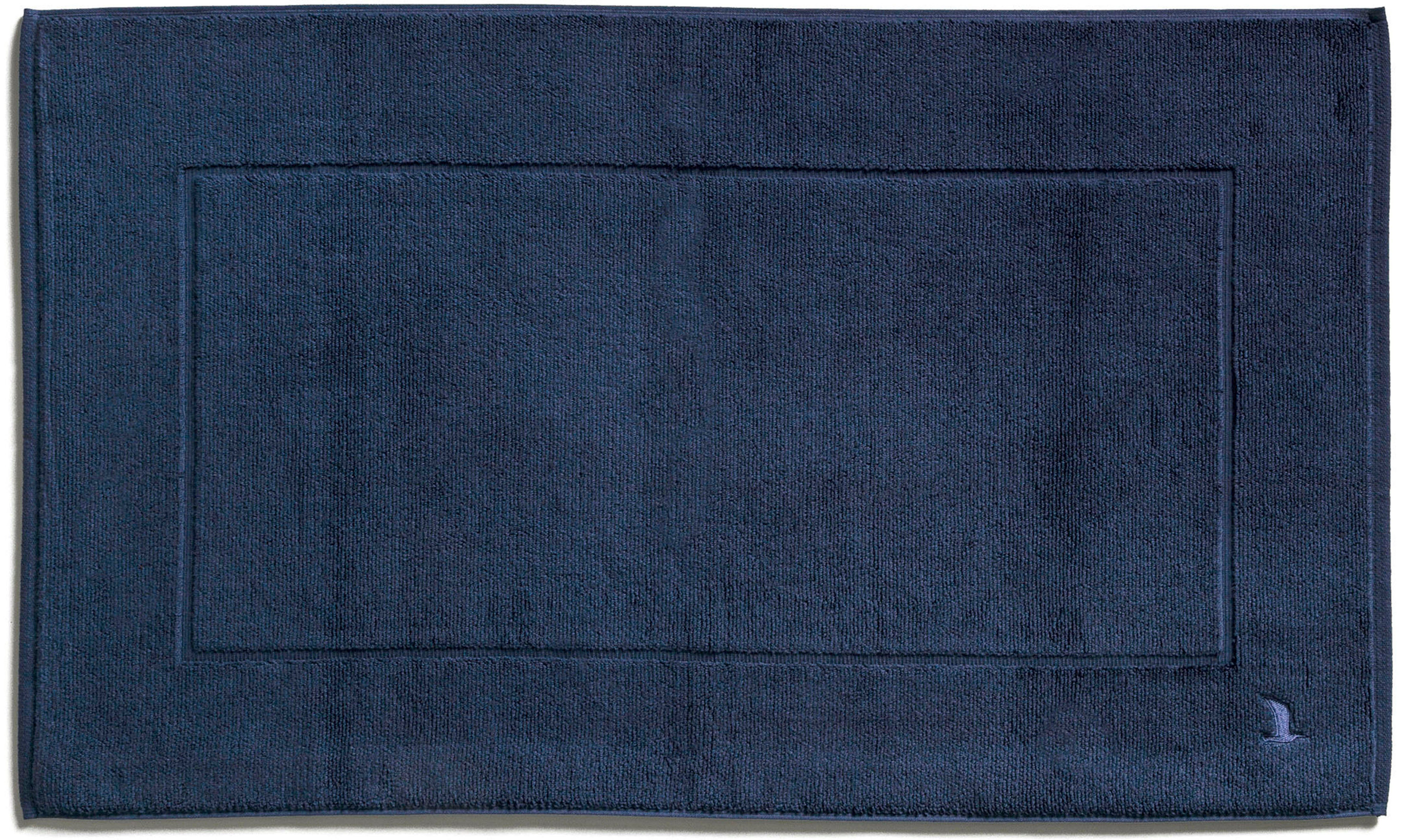Badematte Essentail/Superwuschel Möve, Höhe 8 mm, beidseitig nutzbar, fußbodenheizungsgeeignet, Baumwolle, quadratisch
