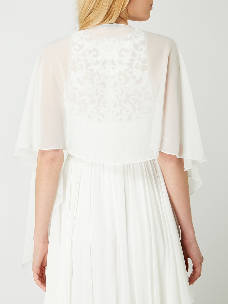 Stola aus Chiffon in offwhite