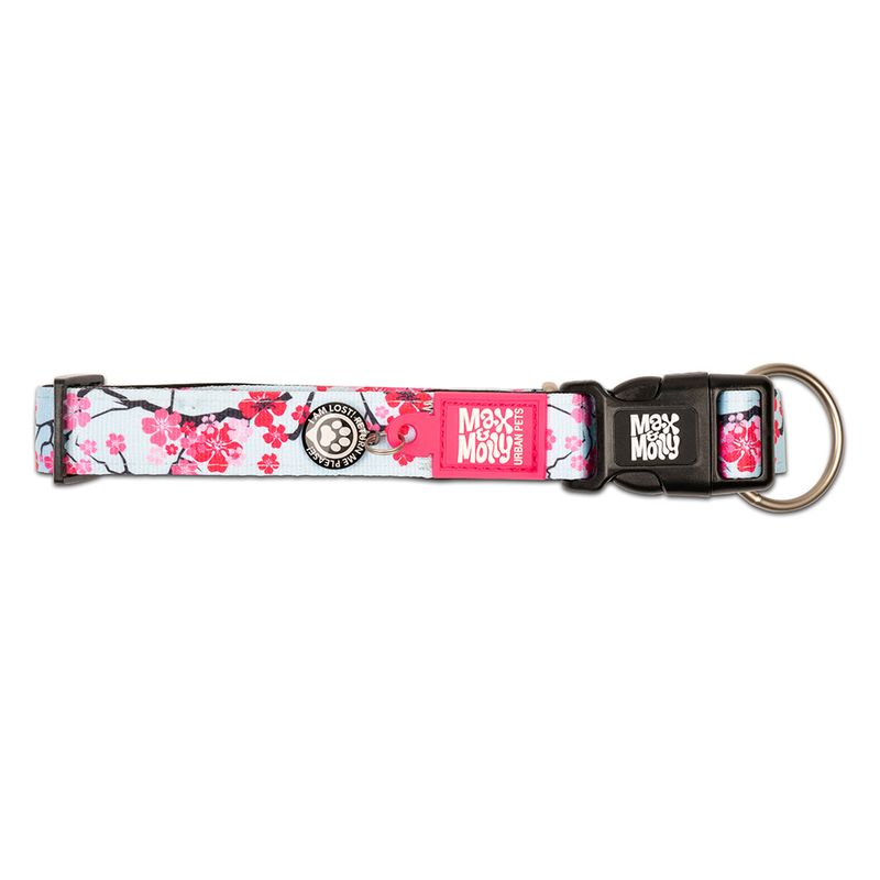 Max & Molly Smart ID Halsband Cherry Bloom