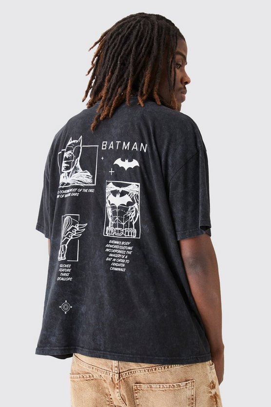 Oversize T-Shirt mit lizenziertem Batman-Print