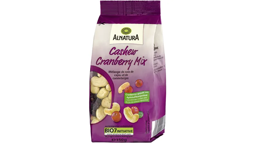 Alnatura Bio Cashew-Cranberry-Mix 150 g