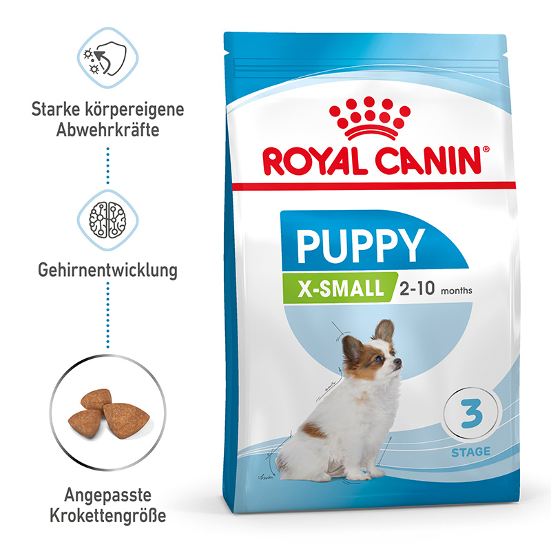 ROYAL CANIN Hundetrockenfutter ROYAL CANIN X-Small Puppy 2x3 kg