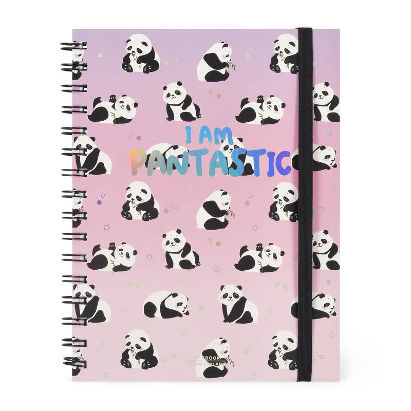 Caderno pautado - Grande - Encadernação em espiral - Formato A5