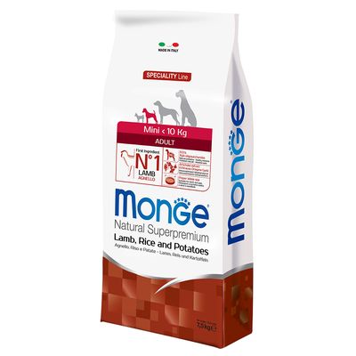 Monge Mini Adult Lamm, Reis & Kartoffeln