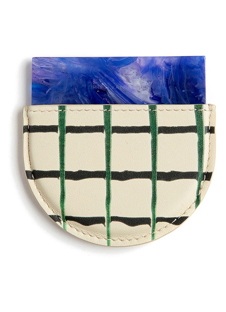 Dries Van Noten Mirror Blue - taskupeili vasikannahkakotelolla