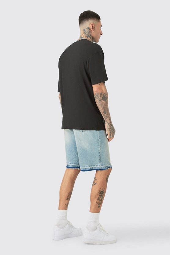 Tall Oversize T-Shirt mit lizenziertem Blink 182 Print