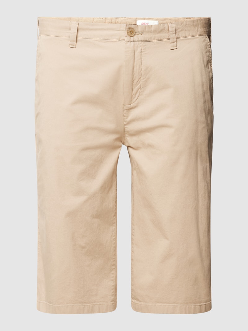 PLUS SIZE Chino-Shorts mit Gesäßtaschen in beige