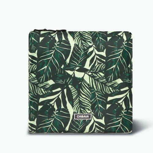 Panama - Green rectangular microfiber towel