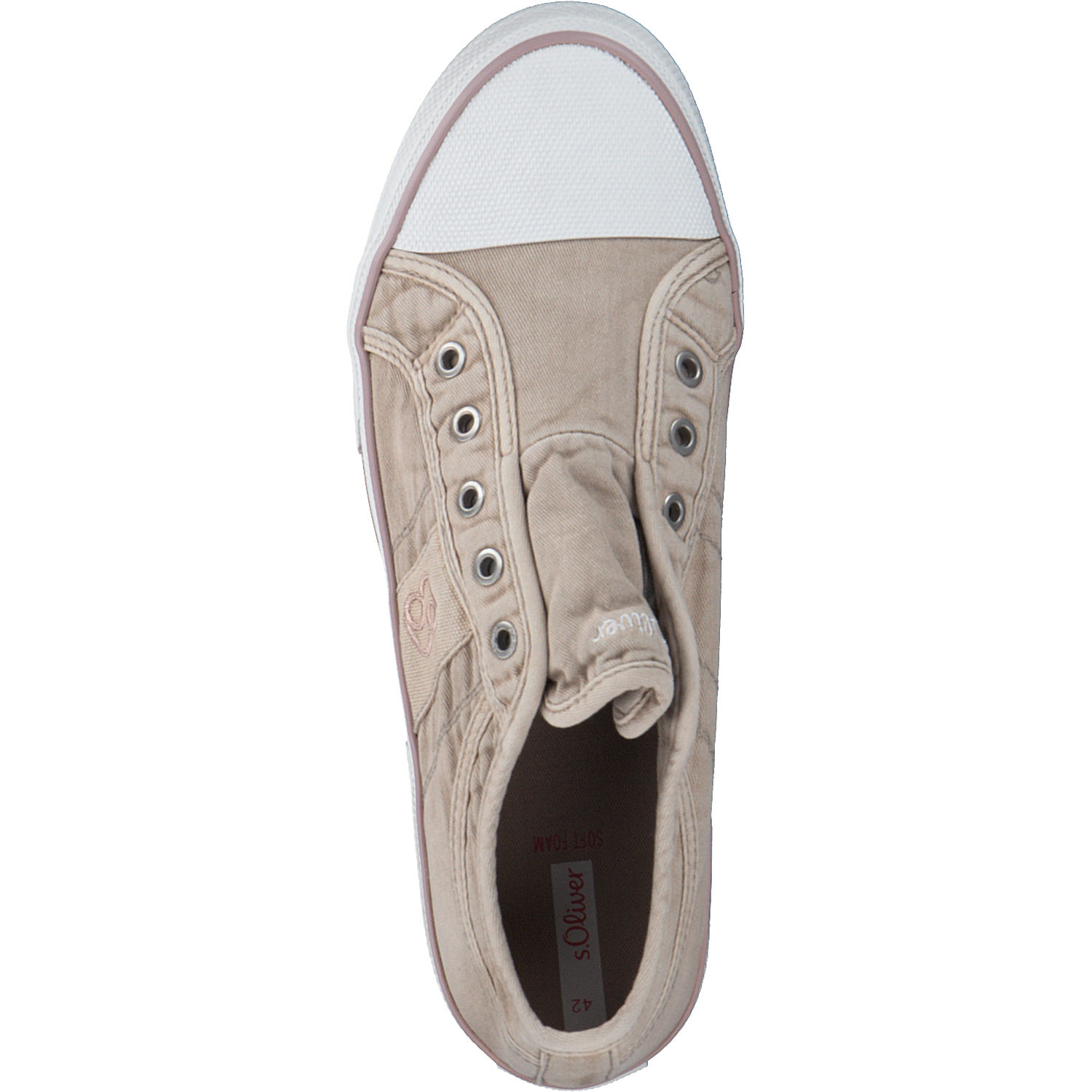 s. Oliver 24635, Slip-On-Sneaker, Damen, rose