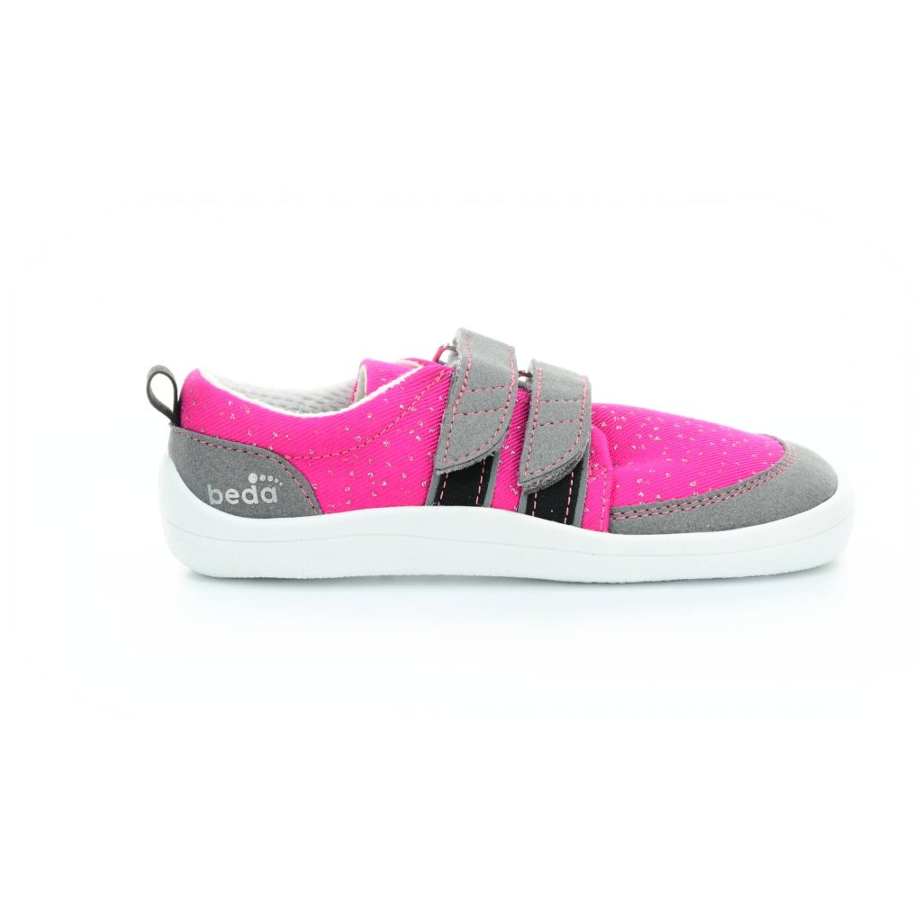 Beda Rosa glänzende Barfuß-Halbschuhe (BF 0001/TEW/W/PR2)