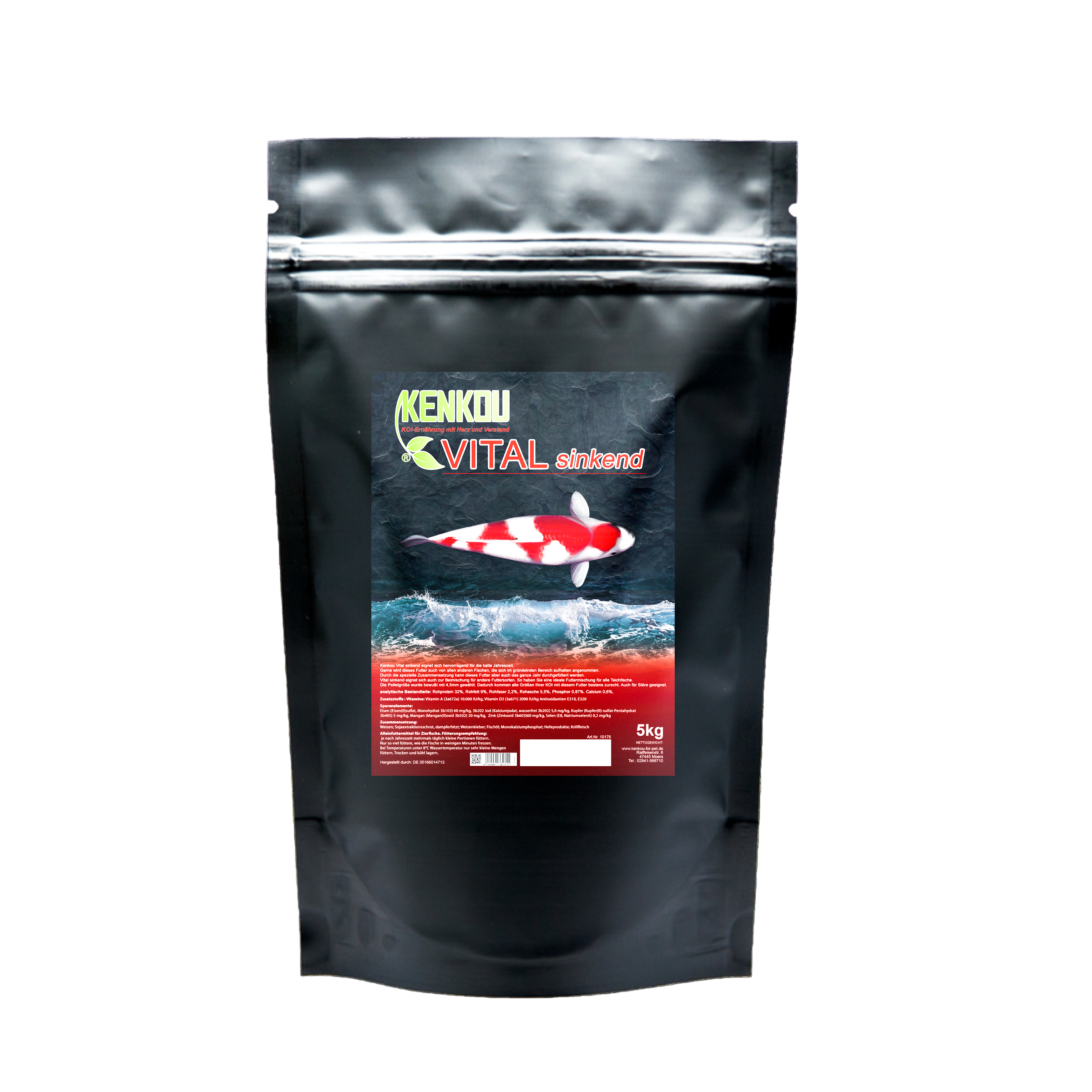 KENKOU Hauptfutter KENKOU Vital sinkend 4,5mm 10 kg