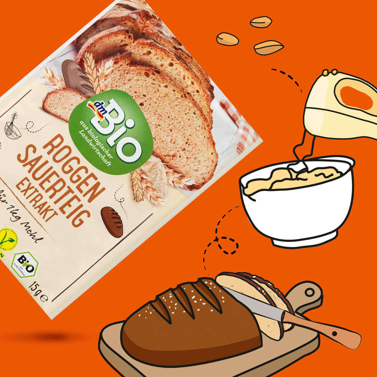 Roggen Sauerteig Extrakt, 15 g