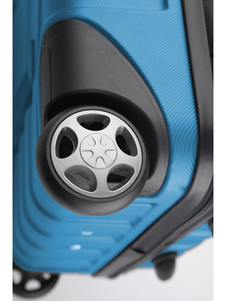suitline Handgepäck EasyJet Koffer 45x36x20 Freigepäck 30 L in Cyanblau günstig kaufen S