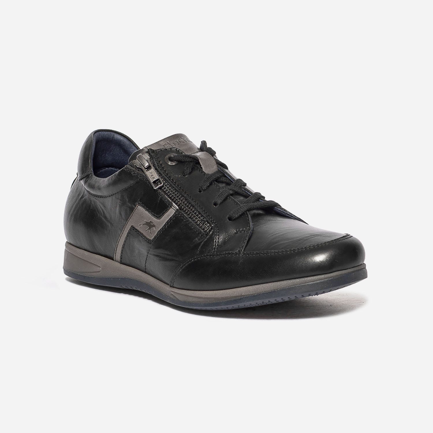 Tennis FLUCHOS noire en cuir