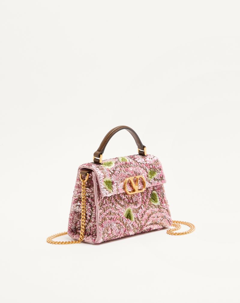 Valentino Garavani Vsling Broderet Mini Håndtaske