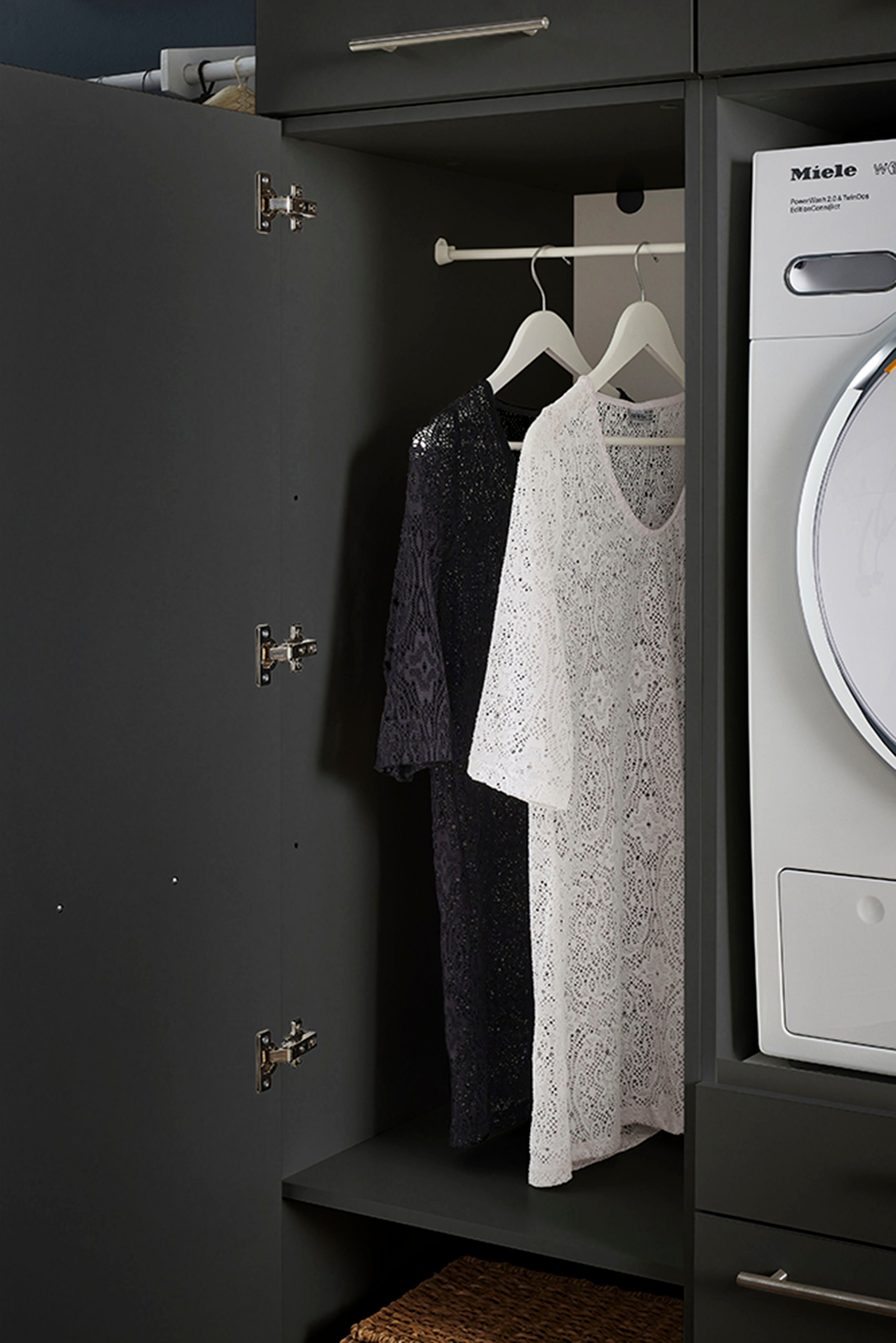 Laundreezy Stauraumschrank LAUNDREEZY LDG50 Breite 50 cm