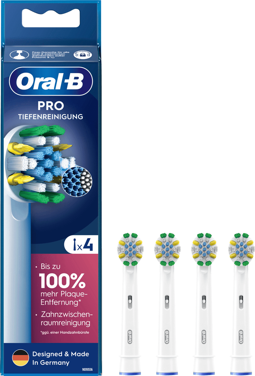 Aufsteckbürsten PRO Tiefenreinigung, 4 St