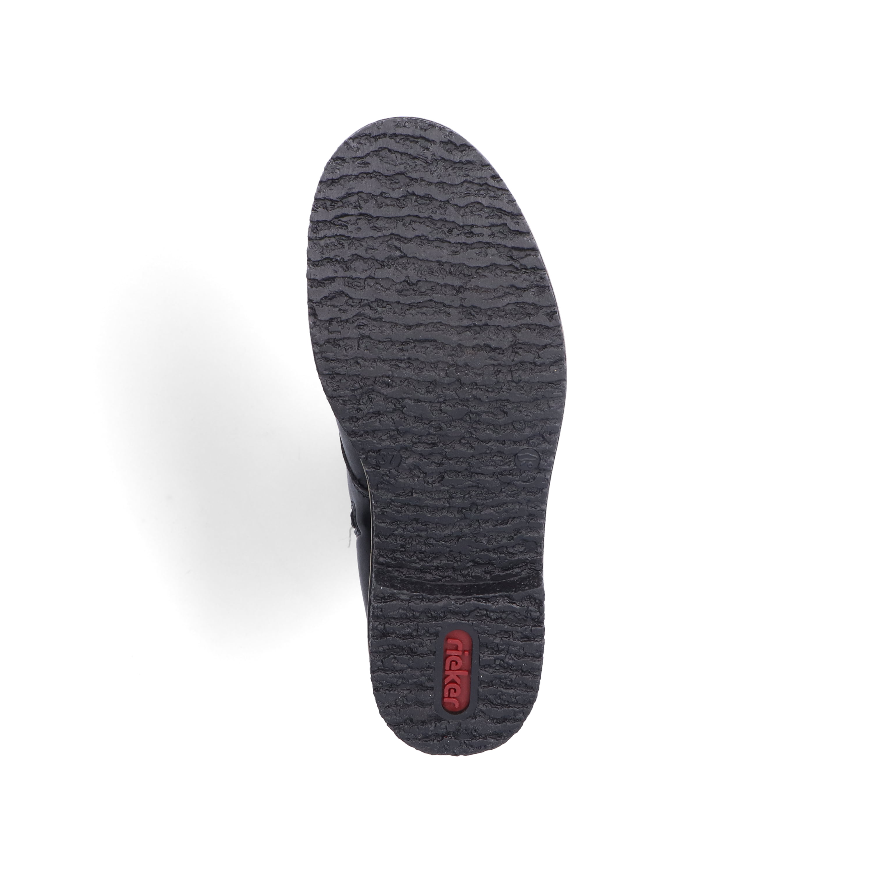 Rieker Damen Schnürstiefel tiefschwarz