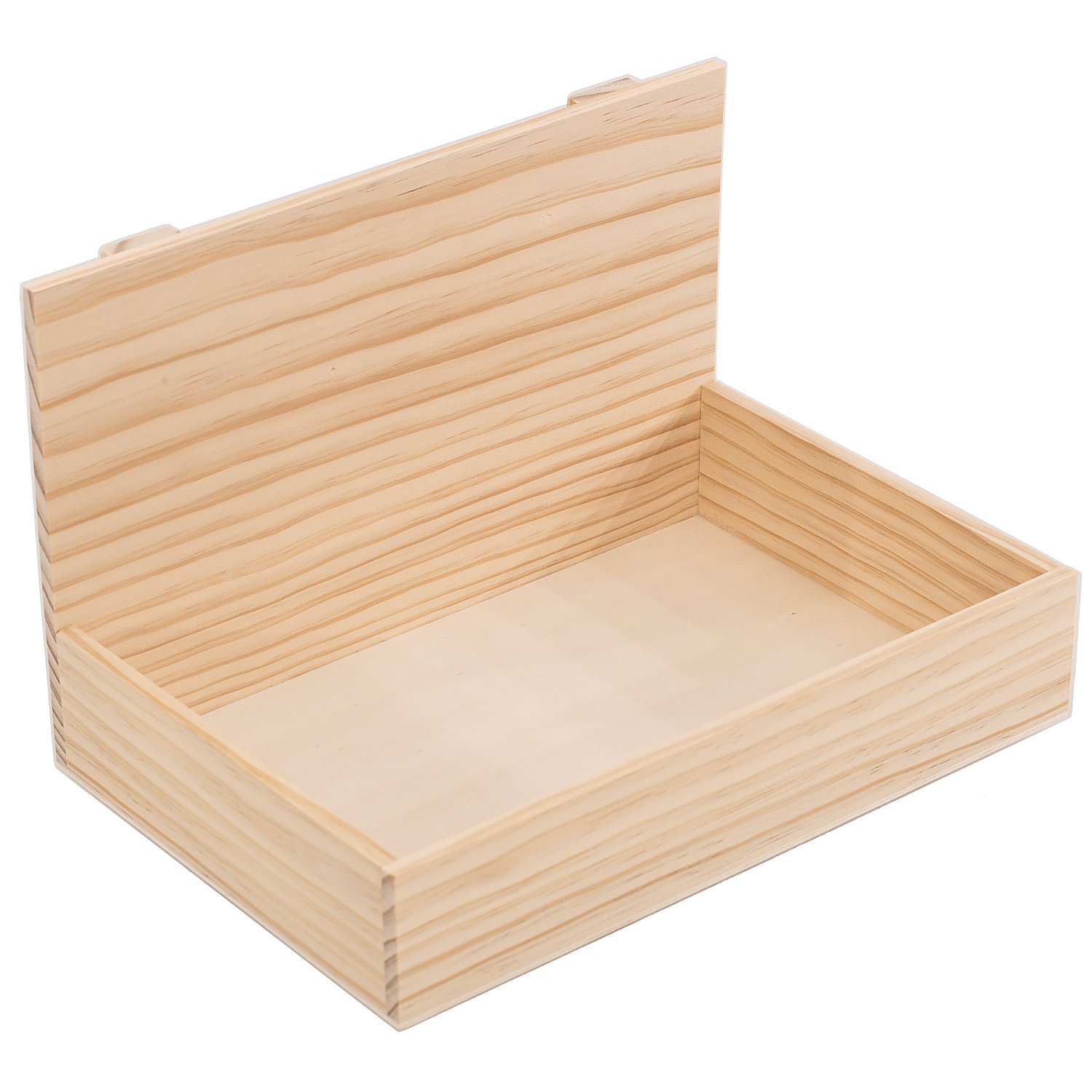 Geschenkkiste aus Holz, mit Rückwand, 30 x 21 x 19 cm