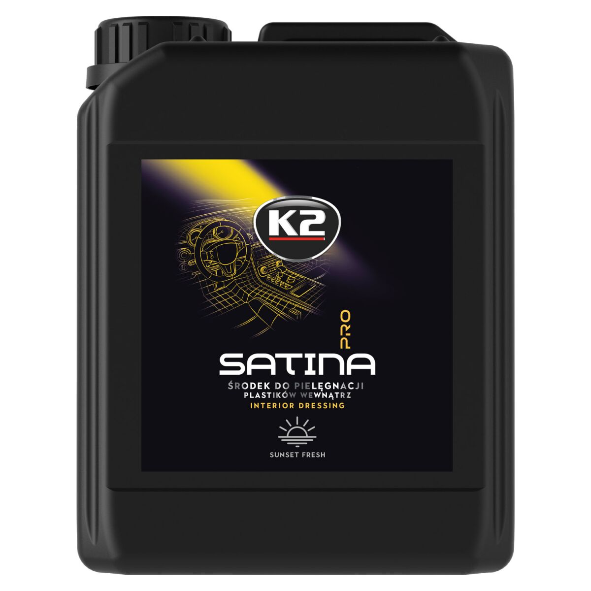 K2 PRO Satina Pro Interior Dressing Cockpitpflege 5L Sunset Fresh