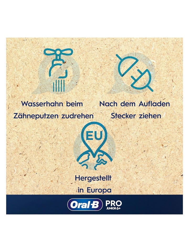 Oral-B Zahnbürste Pro Junior Green in Grün günstig kaufen onesize