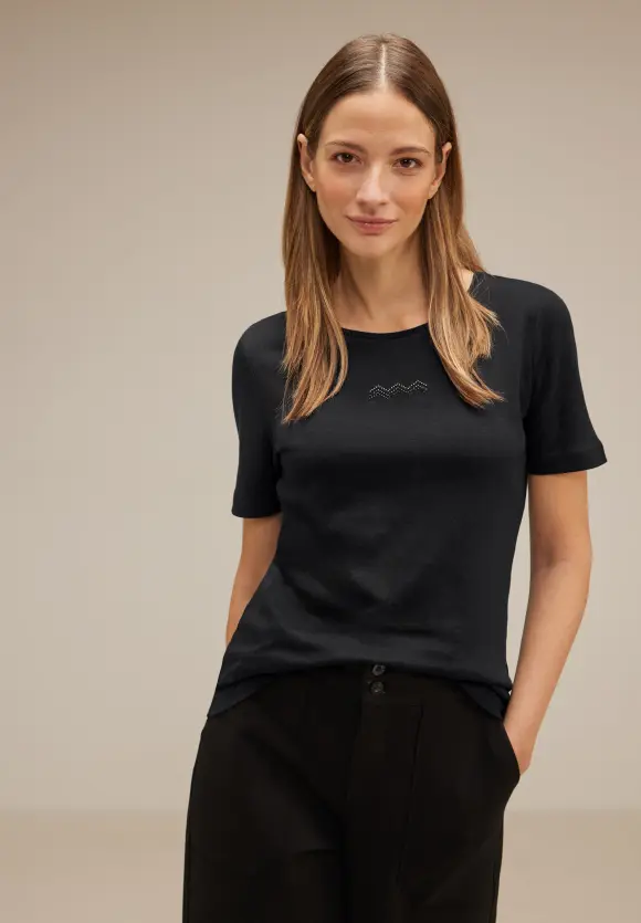 Street One T-Shirt mit Artwork Dessin