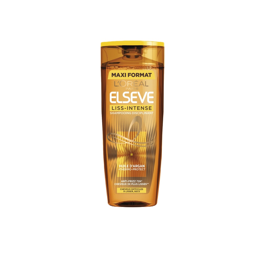 L'Oréal Paris Elseve Liss-Intense Shampoing lissant disciplinant enrichi en huile d'argan