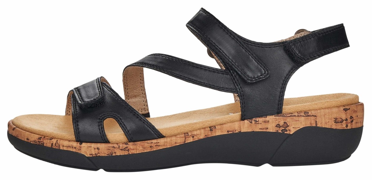 REMONTE Klassische Sandalen schwarz