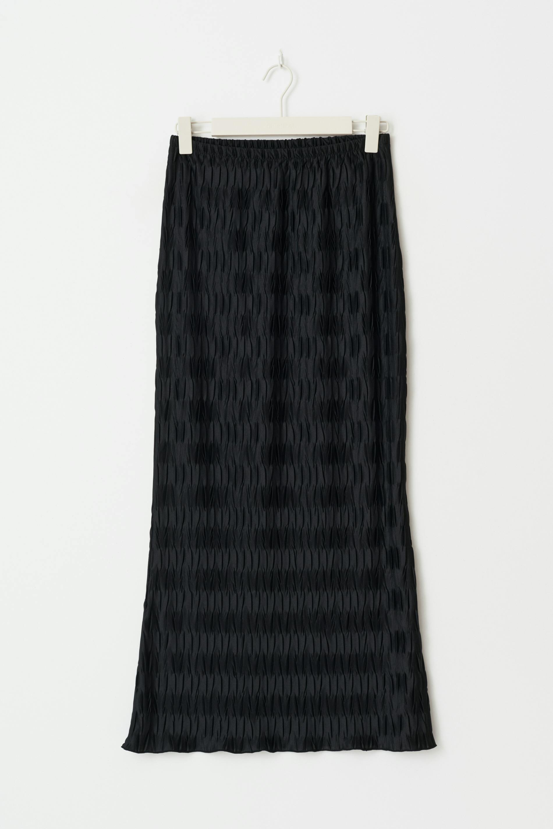 Pleated maxi skirt