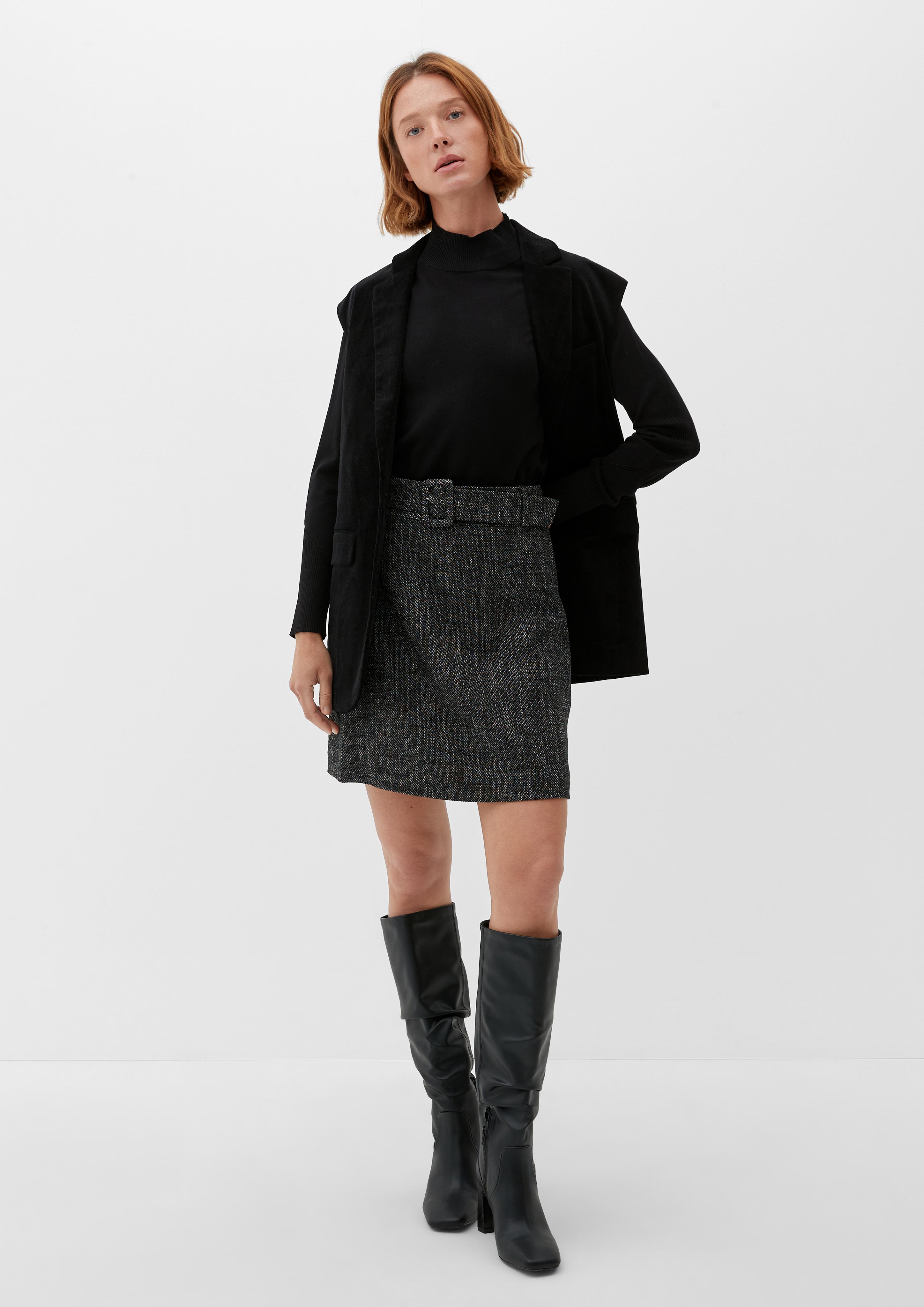 Minirock aus Tweed  2122123-99N1