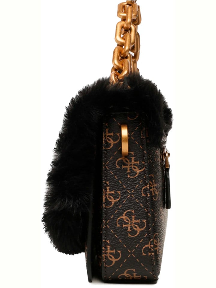 Guess Umhängetasche in Schwarz/ Beige - (B)25,5 x (H)15 x (T)4 cm günstig kaufen onesize
