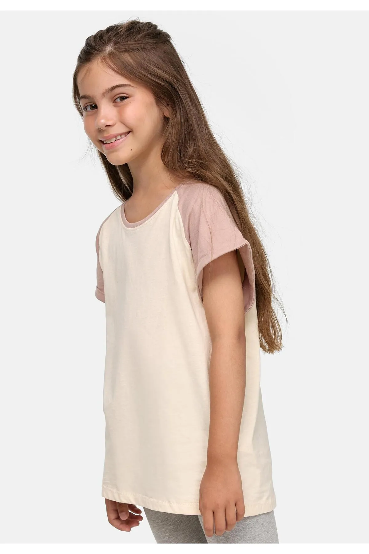 Urban Classics  Damen Girls Contrast Raglan Tee