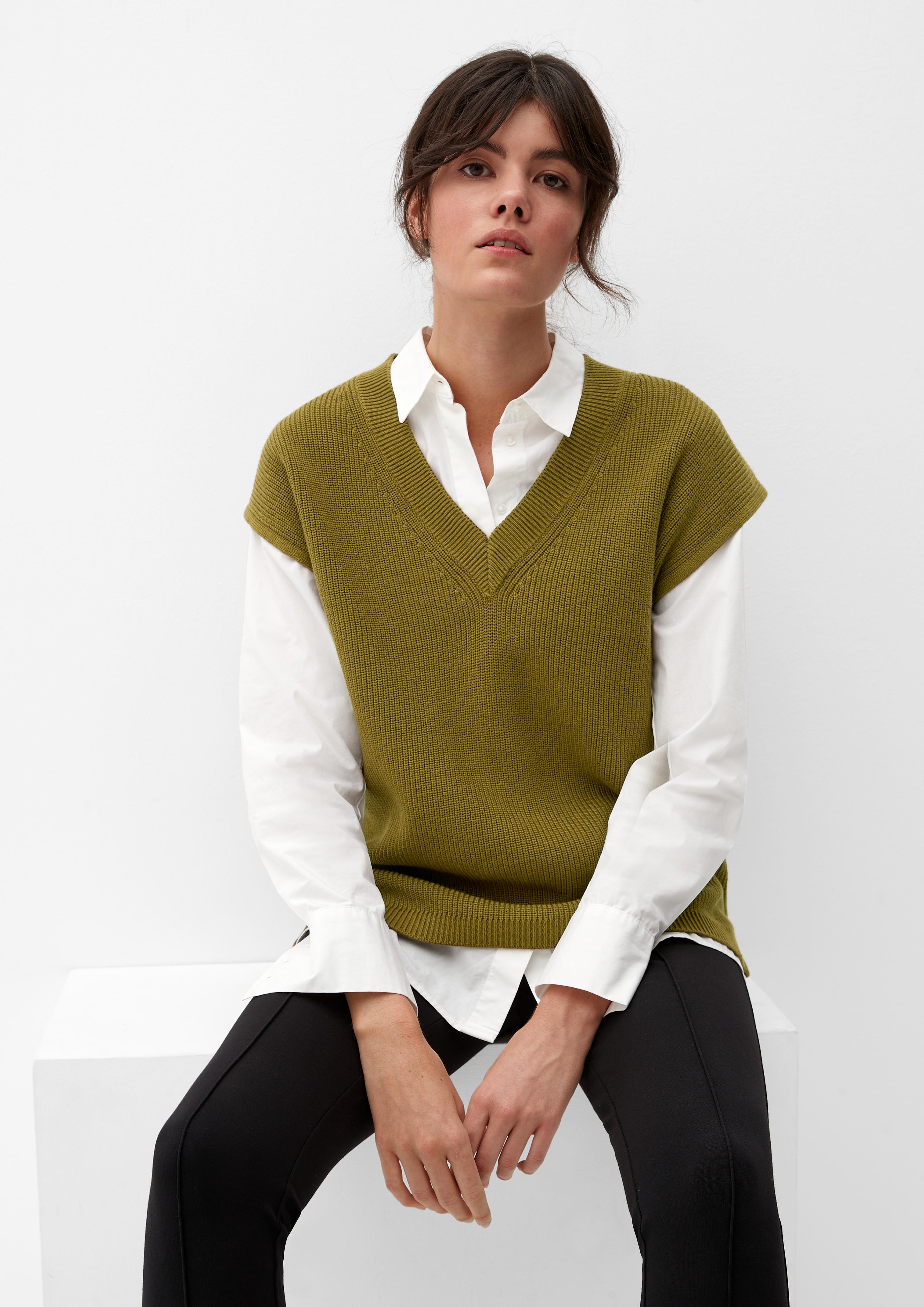 Strickpullunder mit V-Ausschnitt  2120694-7734
