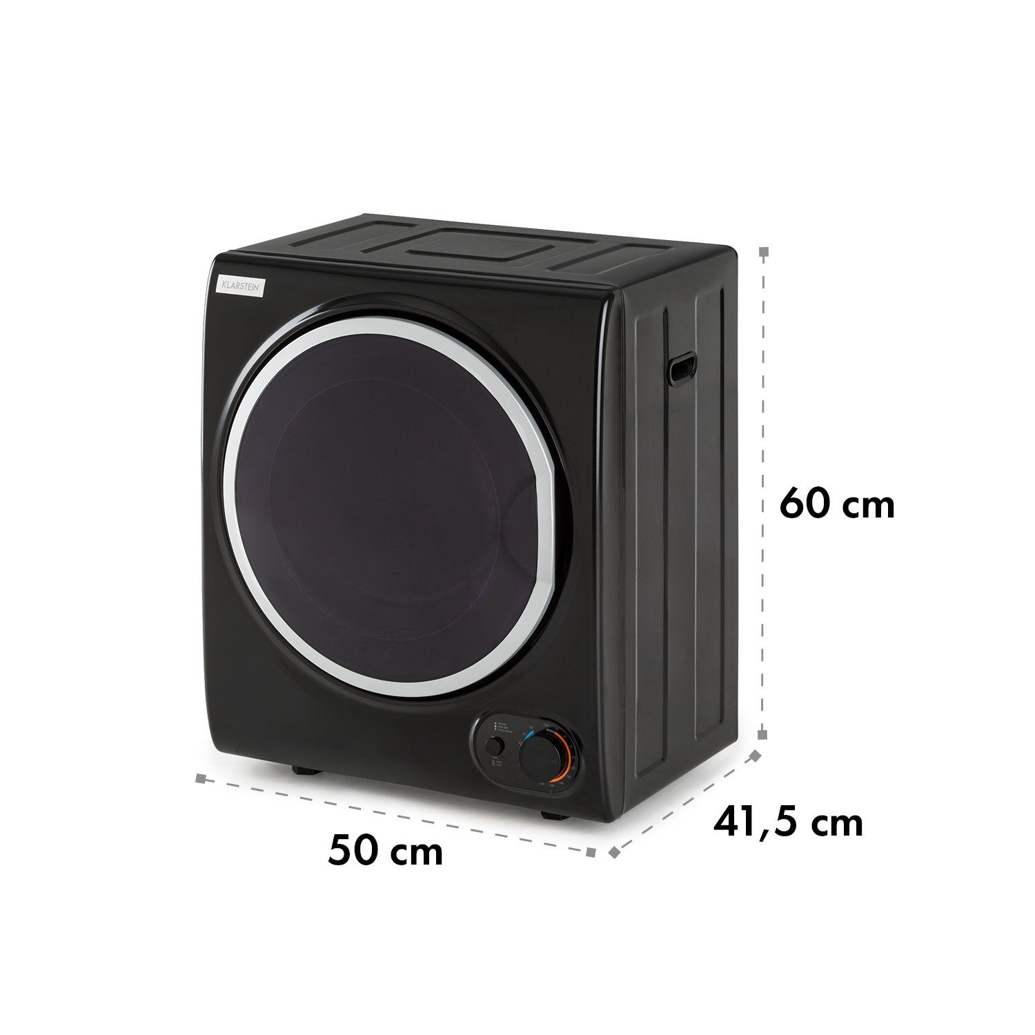 Klarstein Ablufttrockner MNW8-Jet set 2500-BL Jet Set 2500, 2.5 kg