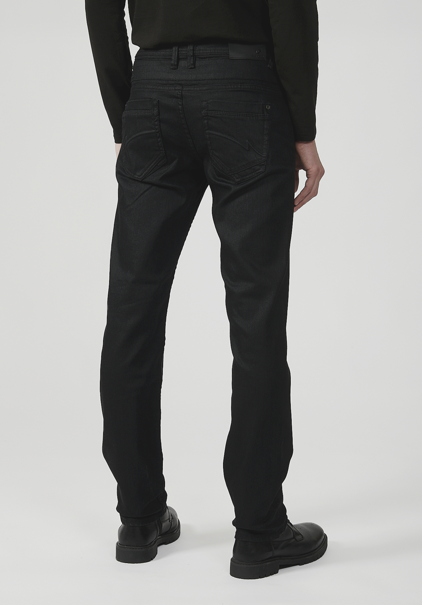 TOBY   Jean noir straight Homme
