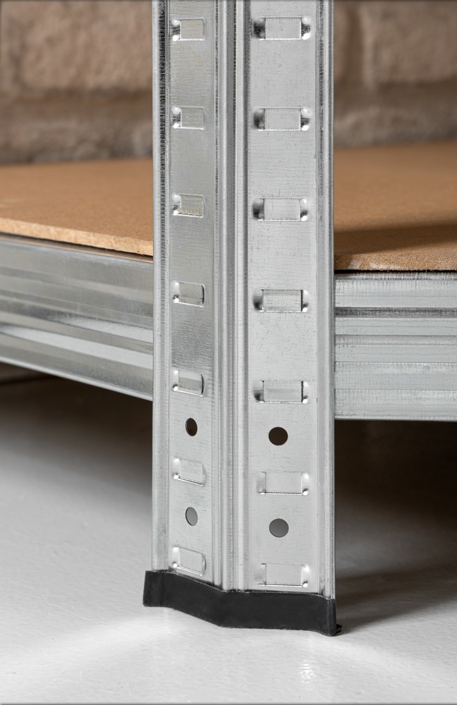 Tech Craft Tech Craft Schwerlast-Eckregal, 125 kg Belastbarkeit, 5 Böden