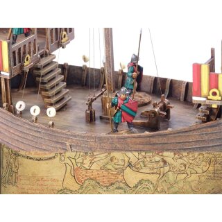 Medieval Cog Sailing Ship