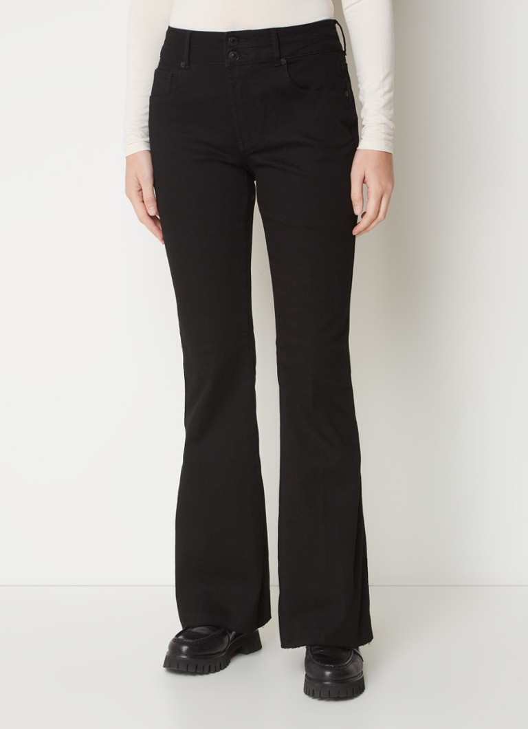 Articles Of Society Joplin mid waist flared jeans with colored wash