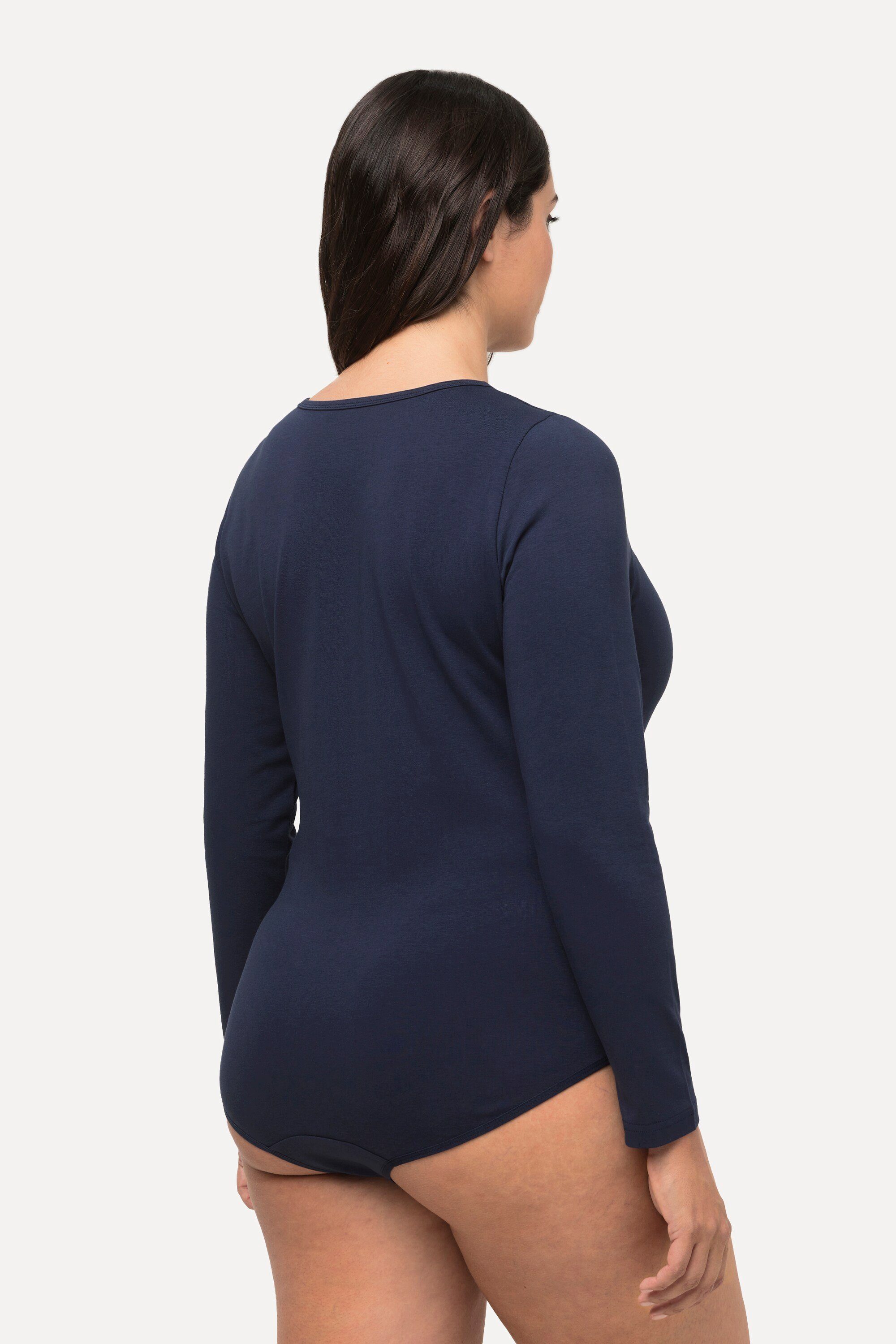 Ulla Popken Body Body Cut-Out Slim Langarm